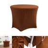 Atacado de fábrica simples moderno hotel banquete de casamento cor sólida quatro cantos conjunto de mesa redonda grande conjunto de mesa redonda elástico