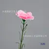 Flor de Clavel Artificial, Tamaño Mediano, Tallo Único, para Decoración de Atmósfera Festiva en Centros Comerciales, Arreglo Floral, Flor de Seda, Regalo del Día de las Madres, Flor Artificial