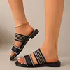 Sandalias cómodas y versátiles sin cordones con diseño calado de comercio exterior, nuevo modelo de verano 2026, sandalias de mujer de alta gama transfronterizas europeas y americanas