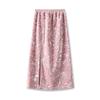 Nuevo Estilo Nacional Chinoiserie Flor de Satén Botón de Lentejuelas Abrigo Color Puro Lujo Accesible Elegante Holgado Efecto Adelgazante Top M1609
