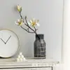 Vaso de Vidro Pintado à Mão e Sprayado Estilo Chinês Novo Hengbo Estilo Ins Decoração Criativa de Alta Qualidade Ornamento para Sala de Estar da Casa