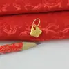 Acessórios DIY Ouro Vietnamita pedra tesoura Sino elefante guitarra cadeado infantil coração de pêssego árvore do dinheiro pulseira pequeno pingente