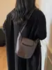 Bolsa de Abóbora de Design de Nicho de Luxo Nova Moda 2025 Versátil Simples Bolsa de Ombro Transversal Estilo Artístico Bolsa Feminina