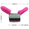 Cuentas de plástico de colores hechas a mano para DIY con agujeros herramienta pequeña cuenta tope cuenta tope de resorte para abalorios clip de resorte para cuerda en stock