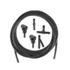 Manguera de agua para lavaparabrisas DIY, boquilla de agua para coche, tubo conector, manguera de goma para rociador de agua, manguera de agua para lavaparabrisas