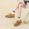 Nuevas Zapatillas Blancas Casuales de Suela Gruesa para Mujer Otoño 2025, Tendencia Retro Celebridad de Internet, Zapatos Deportivos Versátiles de Caña Baja
