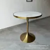 Mesa de Comedor Comercial de Pizarra, Mesa de Reuniones para Vestíbulo de Hotel Club, Mesa Redonda Pequeña de Lujo Ligero para Restaurante Occidental, Silla para Habitación de Huéspedes de Hotel
