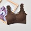 Top de tubo sexy de una pieza con base de acero y almohadilla gruesa para el pecho, con hermosa espalda envuelta en forma de U y hilo clásico para mujer.