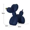 Decoração de cachorro balão nórdico resina criativa simples sala de estar desktop armário de TV artesanato doméstico decoração macia decoração