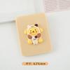 Nuevo Lindo Dibujo Animado Espejo de Maquillaje Plegable Tridimensional con Peine Set Estudiante Tocador Portátil Plegable Espejo Pequeño Venta al por Mayor
