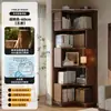 Estantería de esquina de madera maciza para mesita de noche, estante triangular de pie para almacenamiento, gabinete de almacenamiento de esquina para dormitorio