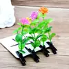 Vender lindo artefacto horquilla de hierba brotes de frijol cabeza de flor horquilla de hierba larga valor hierba larga simulación cabeza de madera flor al por mayor
