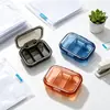 Mini Caja de Pastillas Portátil de Lujo Ligero de Alto Valor para Llevar, Sellada a Prueba de Polvo y Humedad, Caja Dispensadora de Medicina de Silicona para Almacenamiento