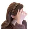 Diadema con Peine Envuelto en Satén de Gipsofila para Mujer, Pasador Simple y de Moda, Corona Alta Esponjosa, Accesorio para el Cabello Diadema Adelgazante