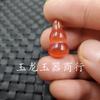 Colgante de Calabaza Ojo de Gato Rosa Jade Yulong Colgante de Calabaza Estéreo No Poroso Colgante de Calabaza Blanca Collar Colgante