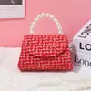Bolsa Pequeña Roja de Año Nuevo Celebridad de Internet Bolso Cruzado de Princesa Pequeño Fragante Moda Estilo Extranjero Bolsa Linda de Niña Venta al por Mayor