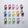 Llavero con Cierre de Langosta de Luna Colorido, Forma Especial, Hebilla de Resorte, Hebilla para Perro, Colgante Hecho a Mano DIY, Accesorios de Joyería, Versión Coreana