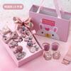 Cuerda para el cabello para niños coreanos Accesorios para el cabello Pinza para el cabello para niñas Set de gomas para bebé Corona de princesa Sello pequeño para el cabello Flor para el cabello Cuerda para el cabello