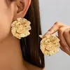 Pendientes de Botón de Flor Franceses de Doble Capa Más Vendidos Transfronterizos Adecuados para el Uso Diario de Damas en Banquetes Pendientes Transfronterizos de Gama Alta Venta al por Mayor