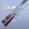 Recuerdos de Xiangfei Tuan Hua Cuentas Hebilla de Seguridad Borla 15cm Oreja Zi Estilo Antiguo Hanfu Cheongsam Solapa de Presión Guirnaldas Accesorios de Ropa
