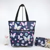 Bolsa de Compras Plegable de Dibujos Animados Portátil Ecológica de Tela Oxford Gran Capacidad Bolsa de Mano para Supermercado Versión Coreana