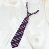 Corbata de Estilo Japonés a Rayas Jk/Dk Sin Corbata Estilo Universitario Uniforme Estudiantil Camisa Roja Cian Gris Azul Accesorios de Uniforme Unisex