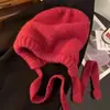 Sombrero de Pescador con Patrón de Diamantes Retro 2025 para Mujer, Otoño e Invierno, Hace que la Cara Parezca Más Pequeña, Bloqueo de Color Versátil, Circunferencia de Cabeza Grande, Sombrero de Lana Tejido