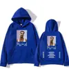 Rielles B Gira Mundial 2025 Sudadera con Capucha Estrella Nueva Manga Larga Invierno para Hombre/Mujer Sudadera con Capucha Moda Hip-Hop