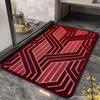 Alfombrillas de Entrada de Gama Alta Resistentes a las Manchas, Alfombrillas de Goma Sencillas Absorbentes de Agua Antideslizantes para Suelo de Baño y WC, Alfombras de Bucle de Moqueta