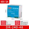 Fuente de Alimentación Conmutada Montada en Riel Miwei Transformador DC DR-240-24 220V a 24V/12V/48V 240W 10A