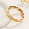 Pulsera más vendida transfronteriza de Aliexpress Amazon para niñas, pulsera elástica de acero inoxidable de alta gama que no se desvanece, joyería popular
