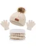Gorro de punto transfronterizo de Amazon, gorro de otoño e invierno, gorro de lana a rayas para niños, gorro con pompón, engrosado, cálido y a prueba de viento