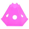 Perfurador de Placa de Sinalização com Buraco em Formato de Flor Hexagonal Placas de Sinalização para Treinamento de Futebol Cones de Treinamento de Agilidade Obstáculos Equipamentos de Treinamento Esportivo
