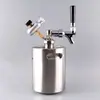 Balde de Fermentação Secundária para Cerveja Artesanal em Aço Inoxidável 304 Balde de Fermentação para Transferência de Entrega de Cerveja Caseira Dispensador Automático de CO2 Canhão de Cerveja para Bar