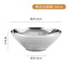 Bol para Ramen Japonés Acero Inoxidable 304 Doméstico Doble Capa Bol para Arroz Bol para Sopa Gran Capacidad Bol con Tapa de Bambú Bol Comercial para Fideos Fríos