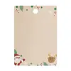Cartón de Decoración Navideña Más Popular de Amazon, Lindas Etiquetas para Pasadores, Accesorios para el Cabello Festivos, Tarjetas Colgantes al por Mayor