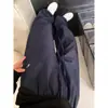 Pantalones de Trabajo Azul Marino para Mujer, Nuevo Estilo Otoño e Invierno 2025, Sueltos Rectos Casuales de Secado Rápido, Para Personas Bajas, Pierna Ancha, Forrados de Felpa