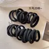 Ganchos para el pelo al por mayor Accesorios para el cabello Bandas de goma de alta elasticidad Sujetadores de coleta Cintas para el pelo engrosadas Para mujer Coreanos Básicos Simples Diademas Joyería