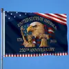 Usa Bandera de Cruzamiento del 250 Aniversario Bandera de Amazon Transfronteriza Banner Conmemorativo Americano Personalización para Exteriores
