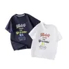 [Toque semelhante ao algodão, Secagem rápida] Roupas Infantis Cotton Hall, Camiseta de Secagem Rápida para Crianças, Manga Curta para Meninos, Antibacteriana Classe A, Respirável, Roupa de Verão para Meninas