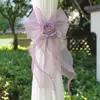 Abrazaderas de Cortina de Lazo Estilo Francés, Decoraciones para Cortinas Transparentes, Cuerdas de Amarre Florales, Accesorios para Ventanas de Bodas, Dormitorios y Salas de Estar