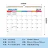 Amazon Transfronterizo 27-28 Inglés Creativo Minimalista Calendario de Bobina Yo Estilo Ins Calendario de Escritorio Moderno Planificador de Horario