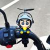 Bateria de carro elétrico carro bicicleta motocicleta decoração pequenos acessórios fofo novo enfeites de guidão boneca pato amarelo