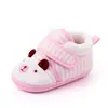 Zapatos para Bebé de 0-1 Año Primavera y Otoño Zapatos de Algodón para Recién Nacidos Suela Suave Zapatos para Niños Pequeños Invierno Terciopelo 2251