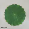 Hoja de Loto Simulada Plástico Hoja Verde Tienda de Frutas Decorativa Alfombrilla Antideslizante Mariscos Auto-Servicio Salvamanteles Papel Plato Frío Hoja de Plátano