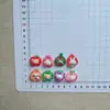 Novos acessórios fofos transparentes de resina de frutas e animais atacado DIY chaveiros de cola de creme, presilhas de cabelo e acessórios para sapatos
