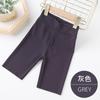 Leggings de Pele de Tubarão para Meninas para Usar ao Ar Livre, Novas Calças de Yoga de Nove Pontos para Primavera e Outono, Calças de Tubarão para Crianças, Calças Barbie com Alta Elasticidade