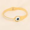 Europa e Estados Unidos nova joia gotejamento de óleo Olho pulseira personalidade joia de aço inoxidável temperamento maré pulseira B411