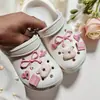 Accesorios para Zapatos de Madera Lindos de Dibujos Animados Nuevos para Bricolaje Decoración Creativa Desmontable de Flor de Zapato y Hebilla de Zapato