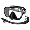 Gafas de buceo impermeables de marco grande transfronterizas, máscara de snorkel con borde de silicona líquida resistente a los arañazos, máscara de buceo al por mayor, anti-asfixia